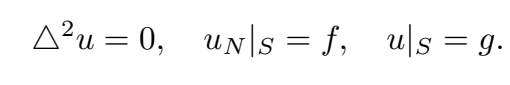 biharmonic equation